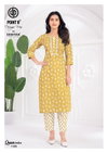 Queen India Vol 11 By Deeptex Cotton Printed Kurti With Bottom Wholesalers In Surat