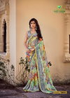 Paro By Sanskar Tex Prints Bember Georgette Pretty Look Saree Wholesale Suppliers In Mumbai