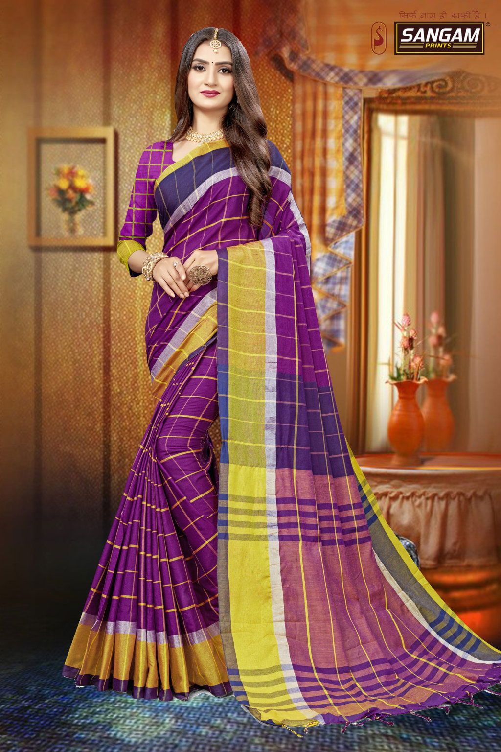 Sangam Red Carpet 1 latest fancy Designer Casual Wear Linen Cotton Sarees Collection
