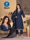 Bharti By Kaya Roman Silk Embroidered Readymade Suits Exporters In India