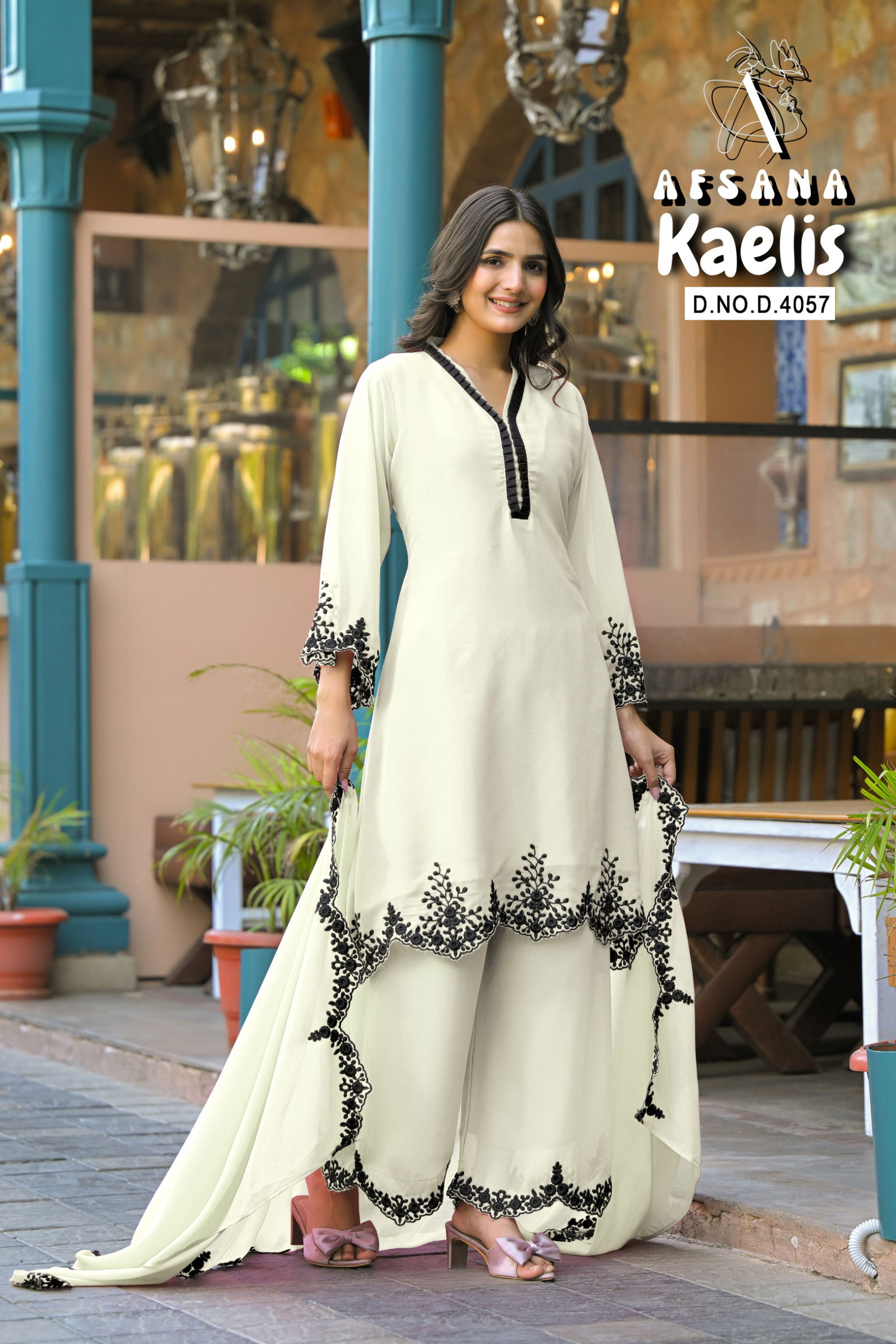 Kaelis By Afsana Fox Georgette Readymade Suits Wholesale Shop In Surat