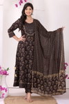 Naisha K 318 Pure Cotton Anarkali Kurti With Pant Dupatta Wholesale Price In Surat