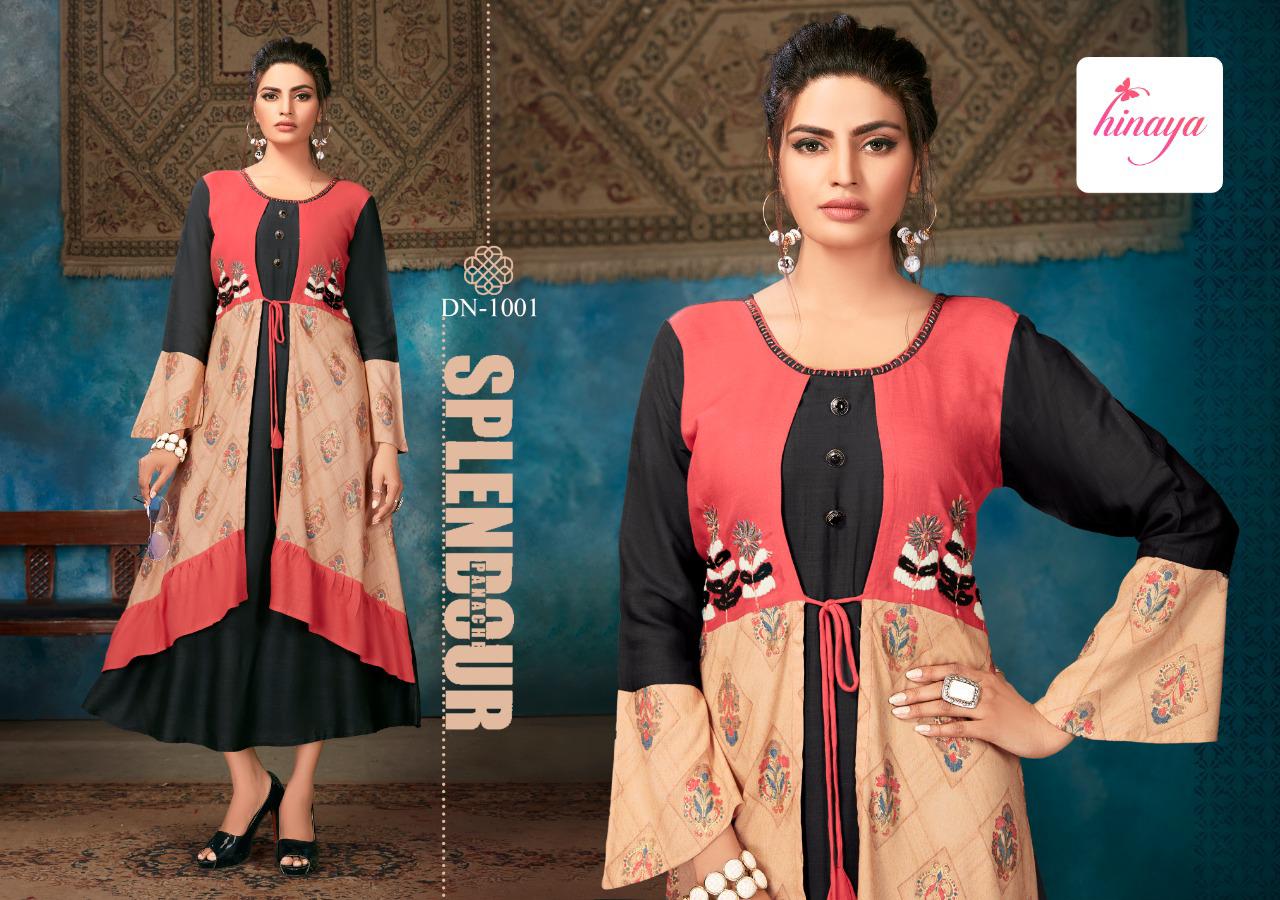 Hinaya Kareena Vol 2 Latest Designer Party Wear Digital Printed Rayon Kurtis Collection