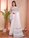 The White Loom By Astita Linen Cotton Saree Wholesale Price In Surat