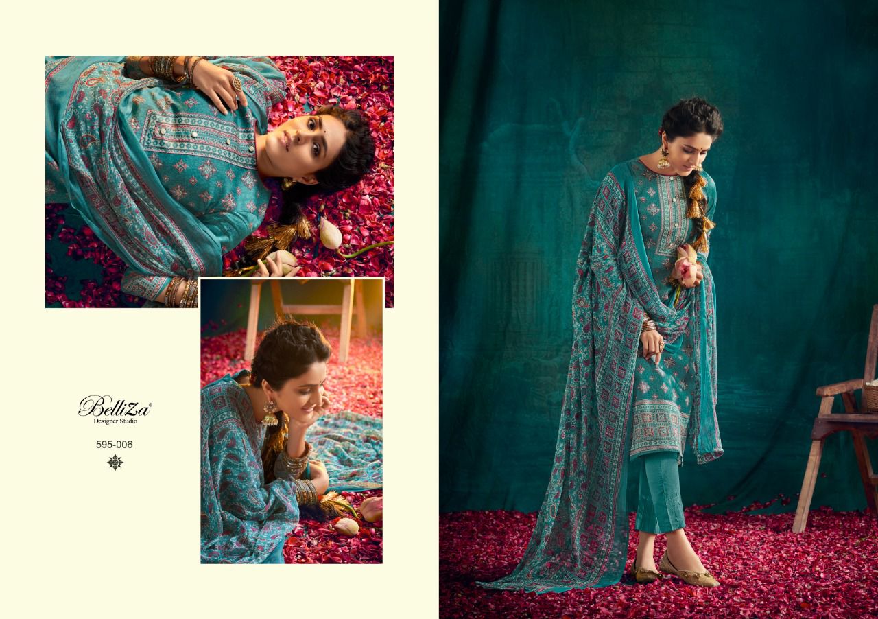Belliza Neeza Premium Casual Daily Wear Cotton Printed Dress Material Collection