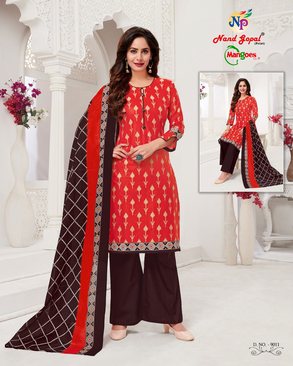 Nand Gopal Mangoes 9 Latest Pure Cotton Full Printed Designer Dress Material Collection 