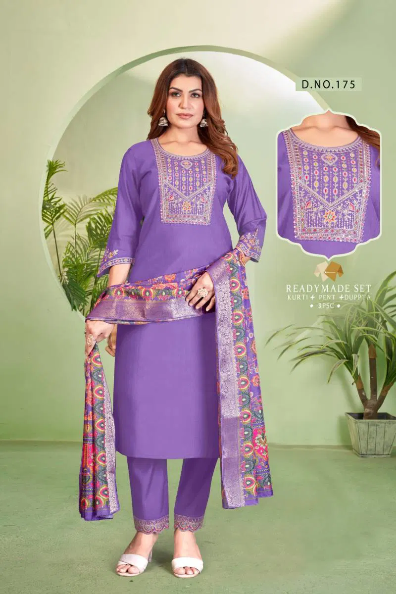 Alinee 173 To 177 Kurti Bottom With Dupatta Wholesale Suppliers In Mumbai