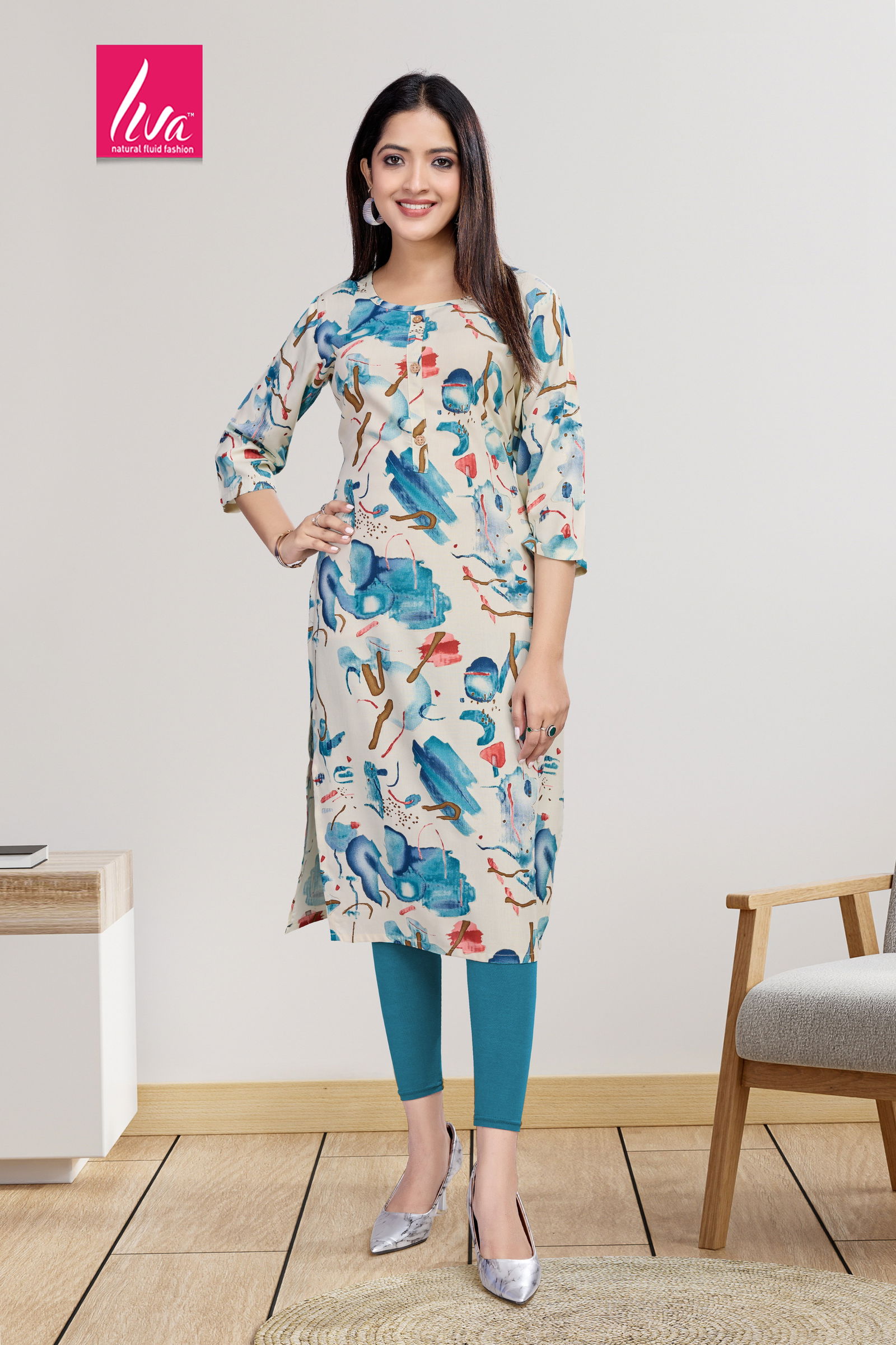 1 Selvi Ultra Premium Rayon Foil Printed Kurti Wholesale Market In Surat