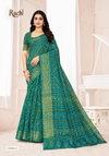 Golden Checks By Ruchi Linen Silk Daily Wear Saree Suppliers In India