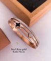 Fancy Steel Rose Gold Kada Accessories Catalog