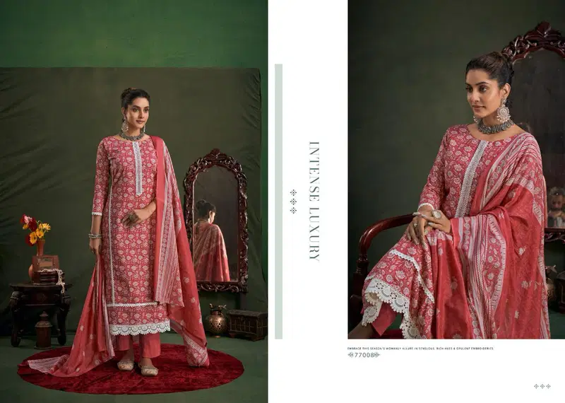 Nessa By Nishant Pure Lawn Cotton Printed Dress Material Suppliers In India