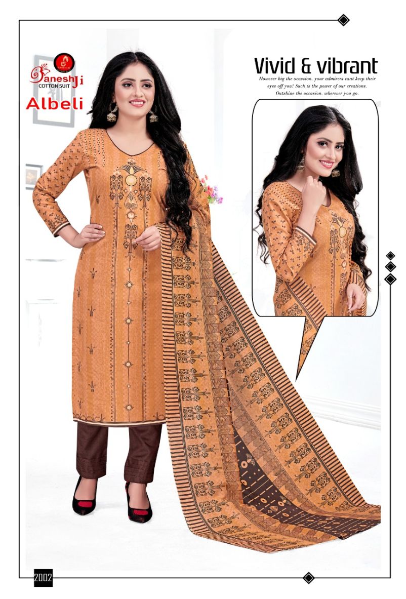 Ganeshji Albeli 2 New Latest Regular Wear Cotton Printed Dress Material Collection