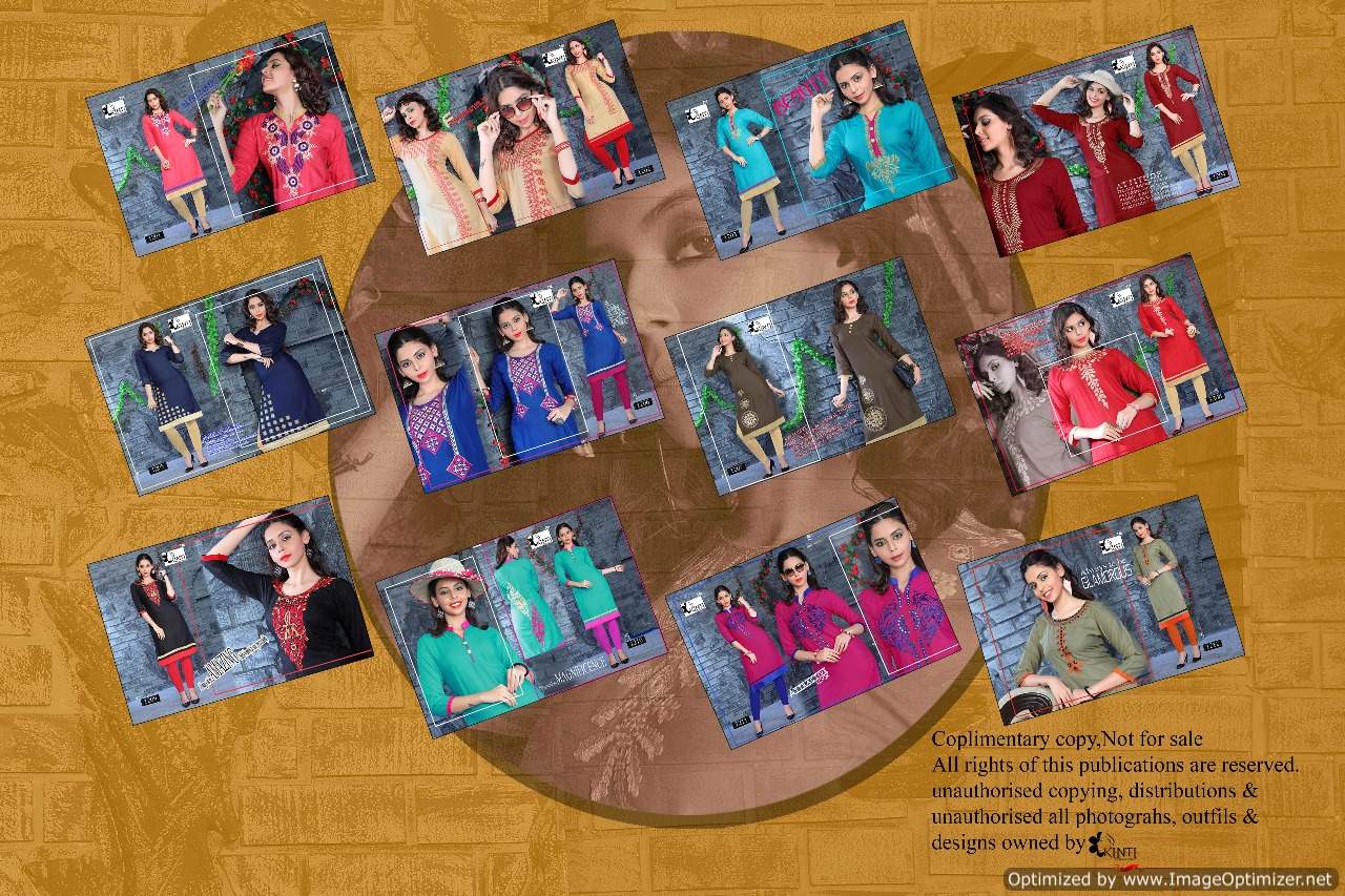 Kinti-Karishma Latest Fancy Ethnic Wear Fancy Kurti collection
 