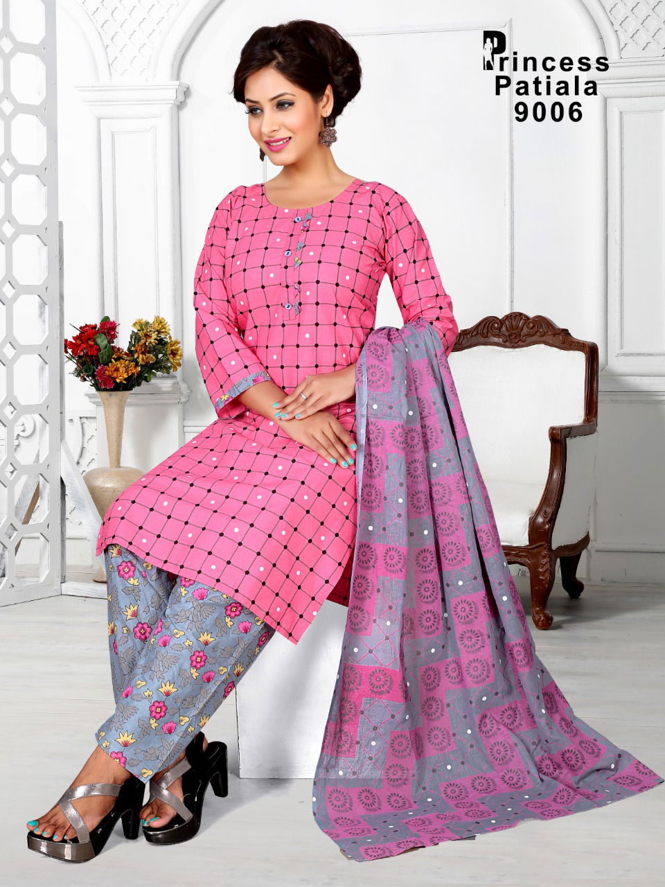 Pricness Patiyala 3 Designer Regular Wear Cotton Printed Ready Made Collection
