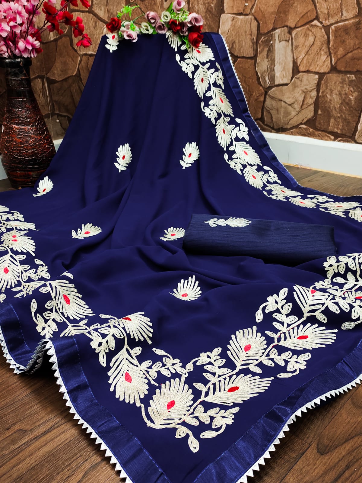 Shalini 3 New Exclusive Party Wear Georgette Designer Saree Collection