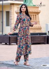Sankalp By Wooglee Rayon Printed With Pocket Kurti With Bottom Orders In India
