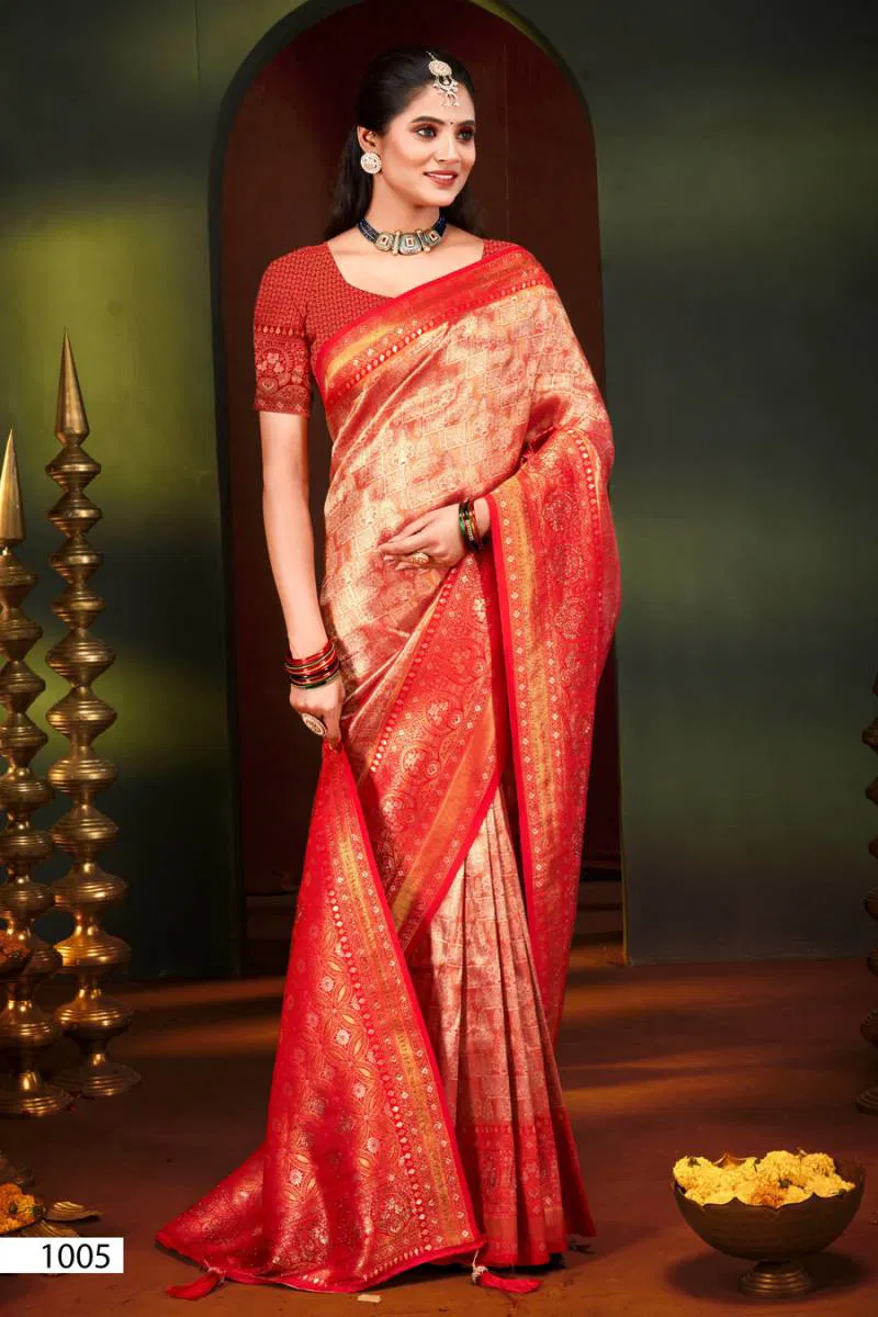 Radha Saroski Vol 1 By Saroj Traditional Wear Silk Saree Best Wholesale Shop In Surat