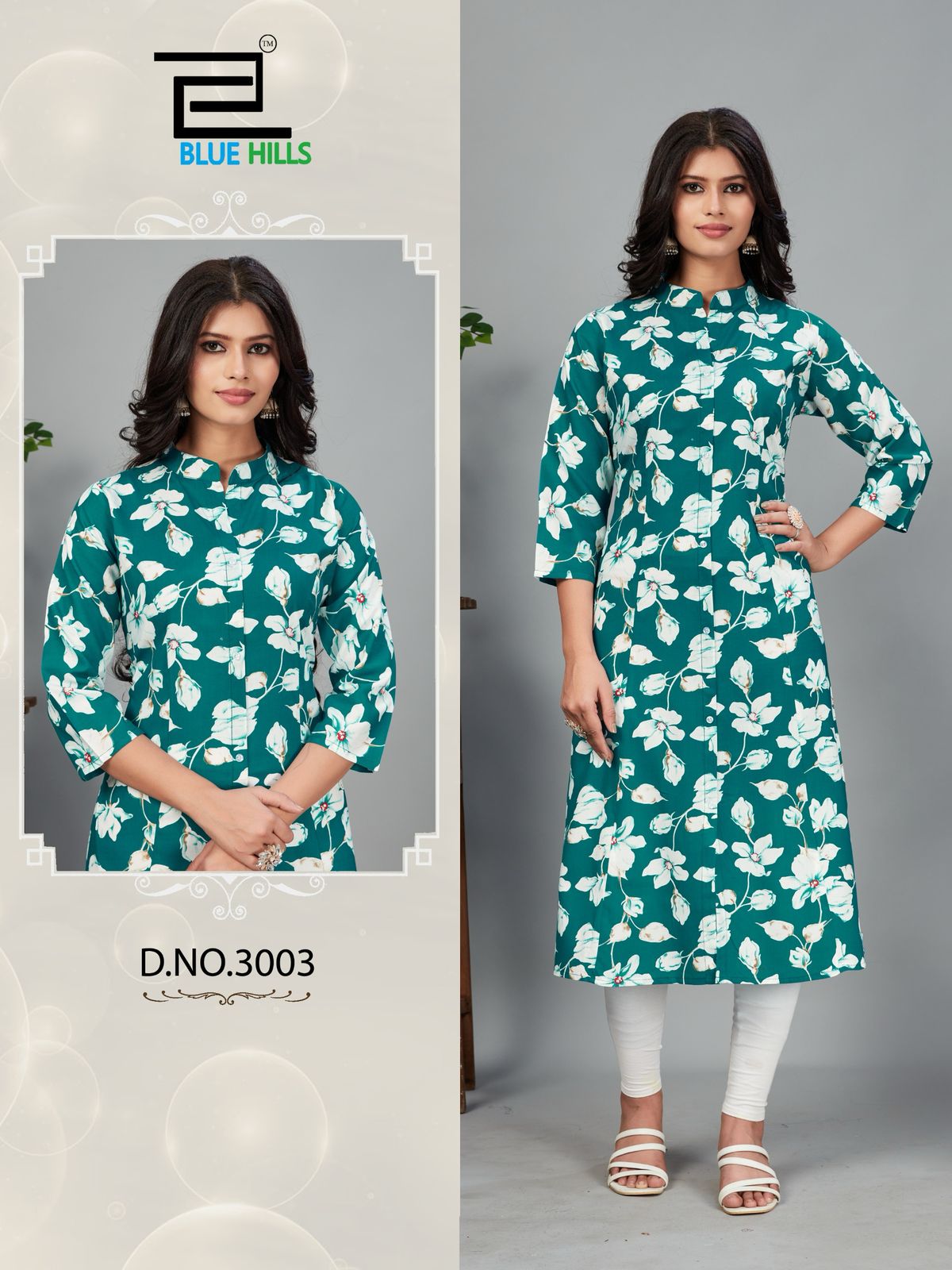 Maher Vol 3 By Blue Hills Rayon Printed Ladies Kurti Wholesale Market In Surat