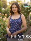 Princess Vol 5 By Blue Hills Pure Cotton Sleeves Ladies Top Wholesalers In Surat