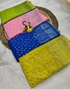 Gc Soft Soft Georgette Foil Work Designer Sarees Wholesalers In Surat