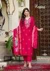 Nora Vol 4 By Karissa Fancy Viscose Wholesale Kurti With Bottom Dupatta In India