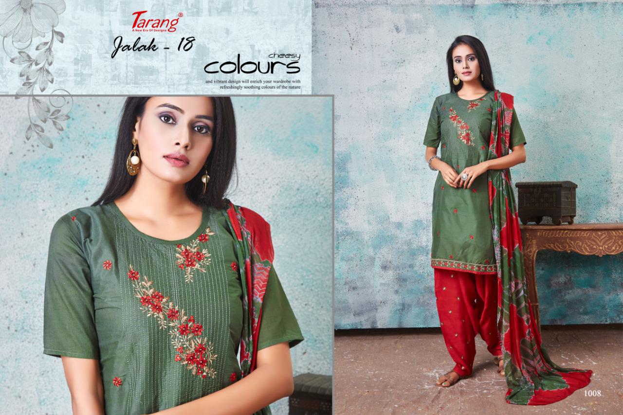 Tarang Jalak 18 Latest Designer Semi Lawn Cotton Dress Material With Nazneen Dupatta