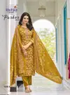 Parker Vol 1 By Radhika Jam Satin Kurti With Bottom Dupatta Exporters In India
