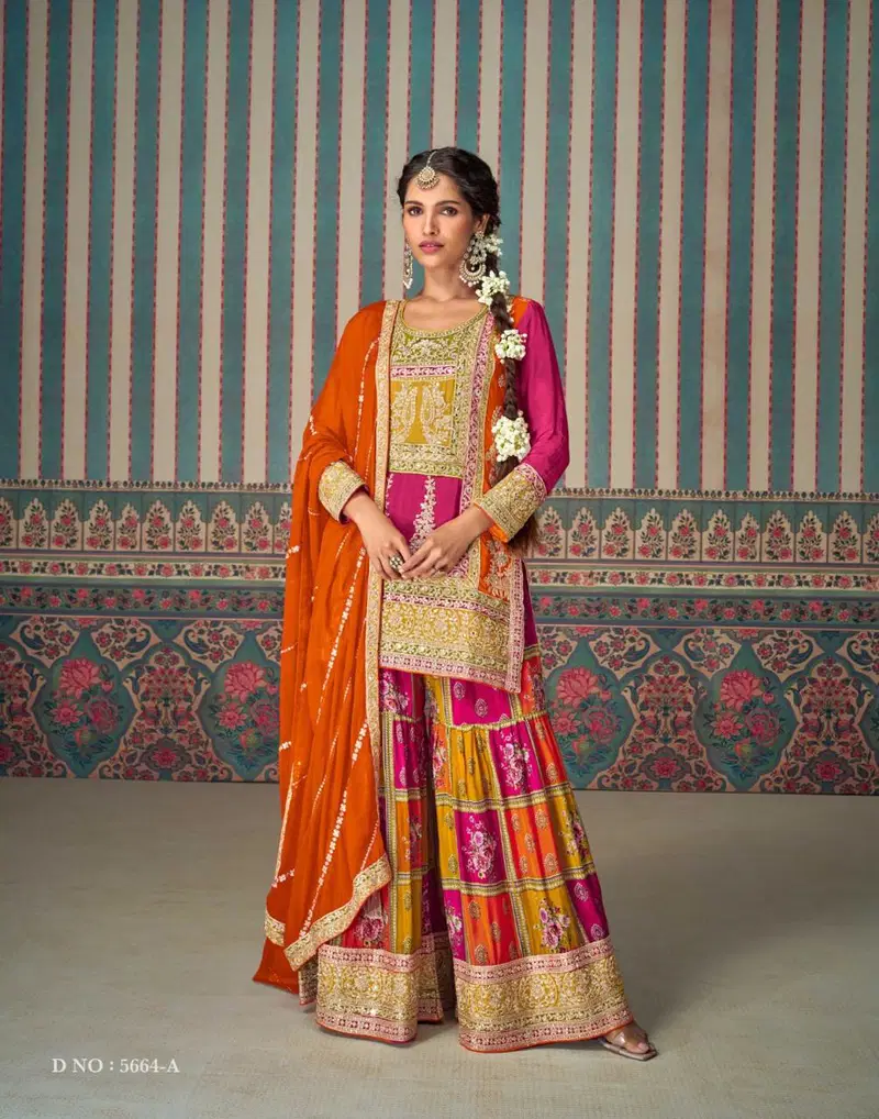 Mahi Pro By Sayuri Chinon Silk Readymade Suits Wholesale Shop In Surat