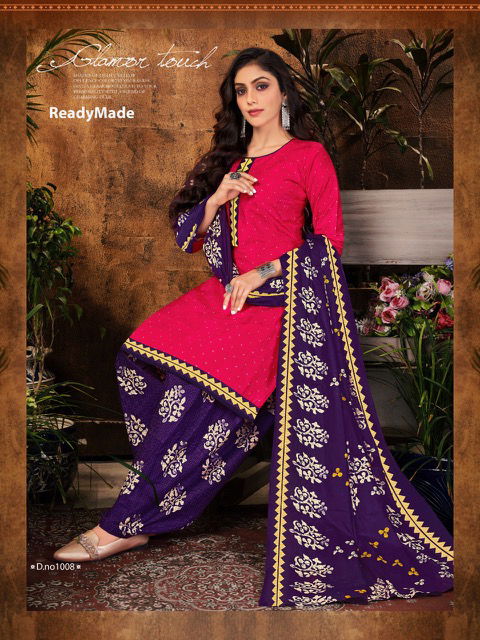 Mitto Patiyala 1 Casual Regular Wear Cotton Printed Ready Made Collection
