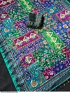 Tew Vol 1 Roman Silk With Ajarakh Print Saree