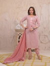 Naisha K 198 Jaipuri Cotton Designer Neck Pattern Kurta Set Wholesale Suppliers In Mumbai