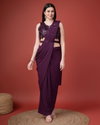 Amoha KAT201 Ready To Wear Imported Crush Saree Wholesale Manufacturers