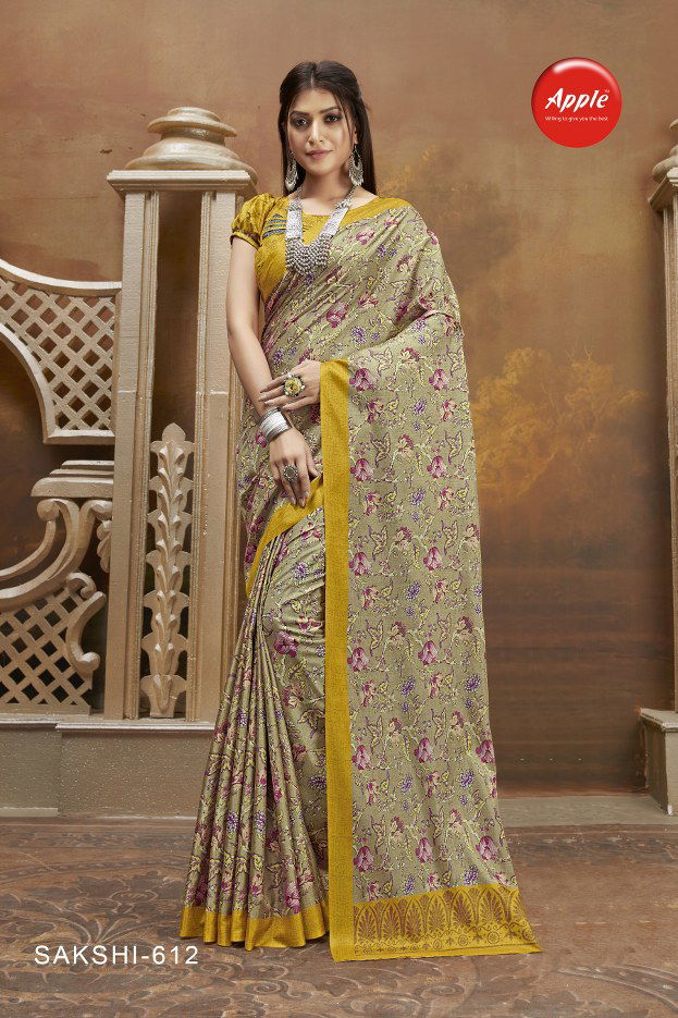 Apple Sakshi 6 Latest Fancy Regular wear Manipuri Silk Festive Wear Saree Collection
