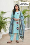 Gayatri 9812 And 9813 Roman Silk Kurti With Bottom Dupatta Exporters In India