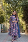 Dhruvi 328 Designer Printed Viscose Anarkali Kurtis Set Wholesale Price In Surat