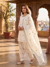 Afsana Cotton Candy Cotton Embroidered Kurti With Bottom Dupatta Wholesalers In Surat
