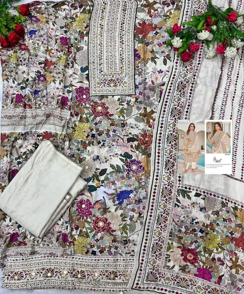 Kt 234 By Shree Viscose Maslin Digital Printed Salwar Suits Orders In India