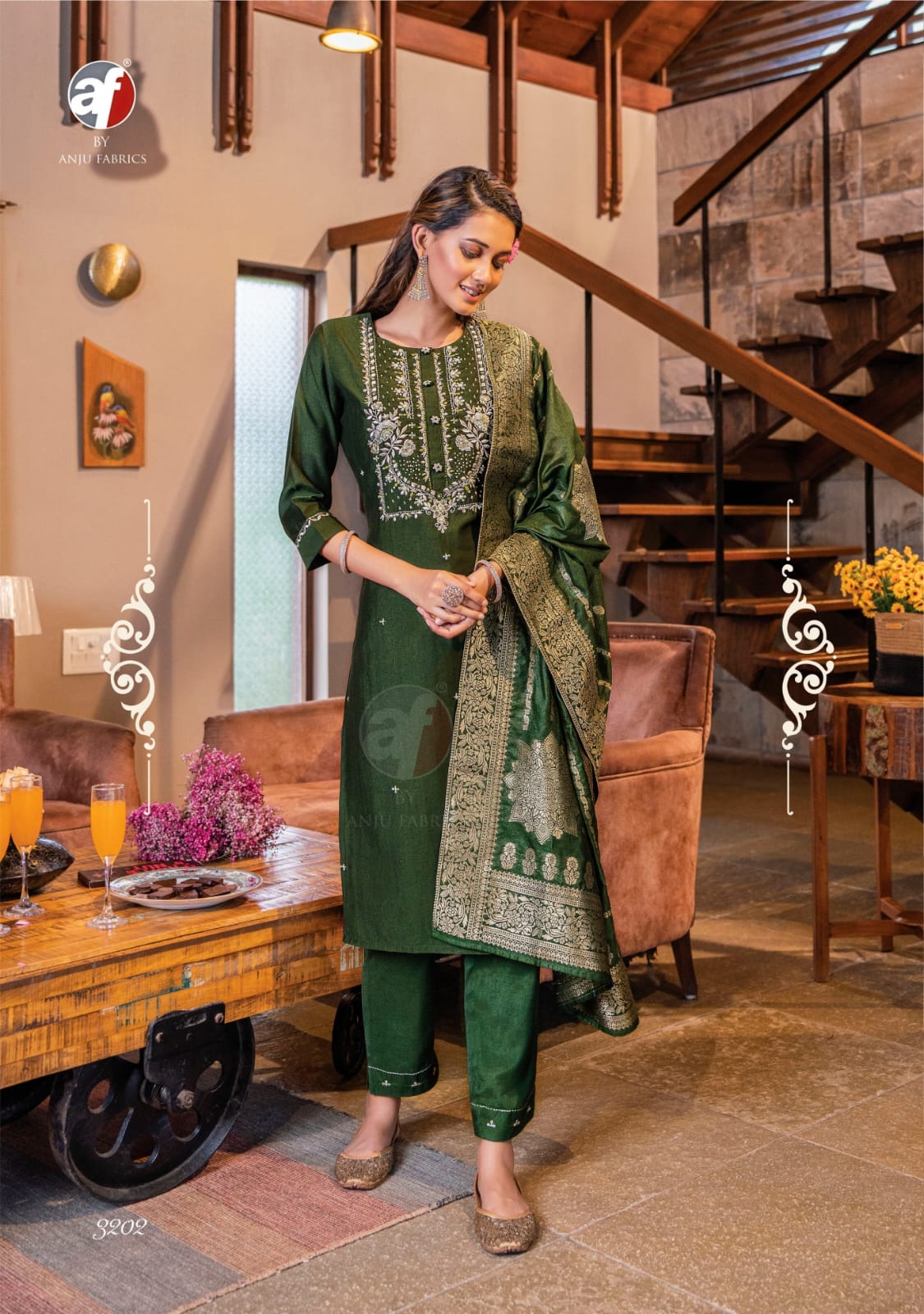 Mayuri Vol 3 By Af Kurti Pant With Heavy Dupatta Catalog