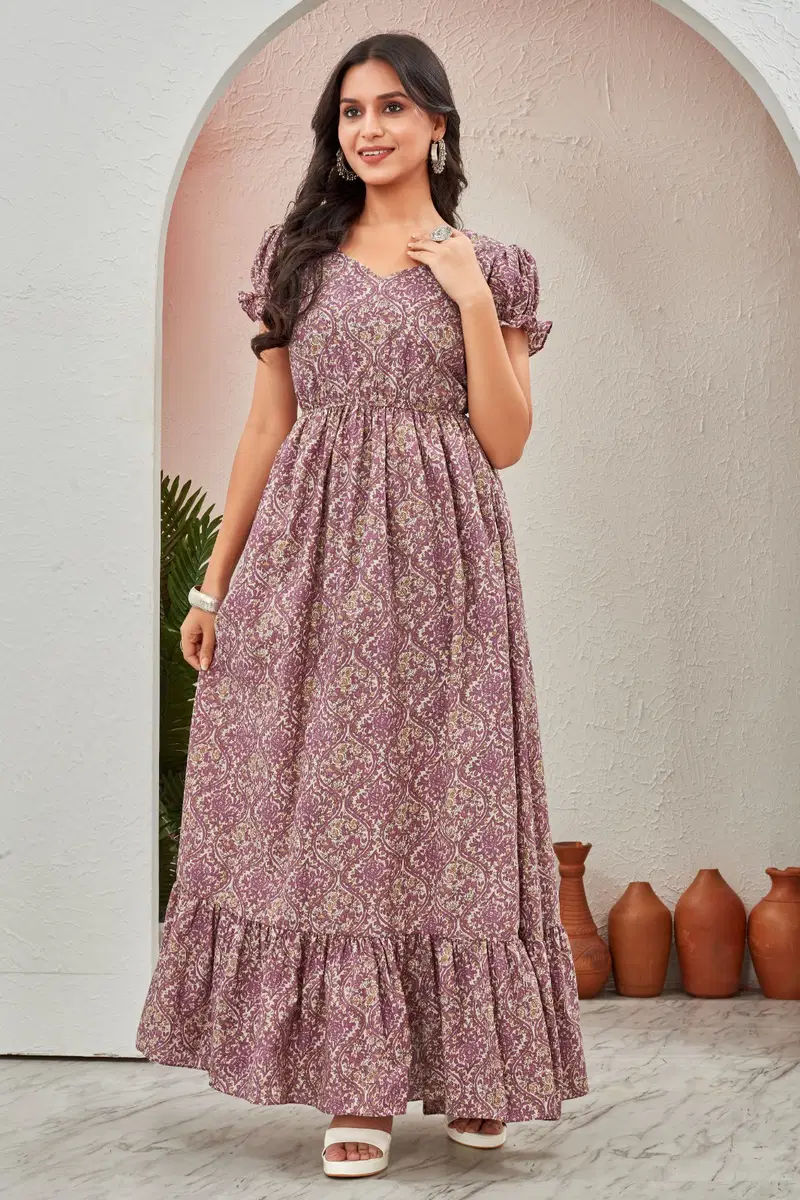 Styli By Chansi Trendz Cotton Ladies One Piece Western Dress Online Wholesale