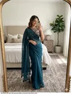 Tew Soft Mulmul Silk With Handmade Latkan Saree  