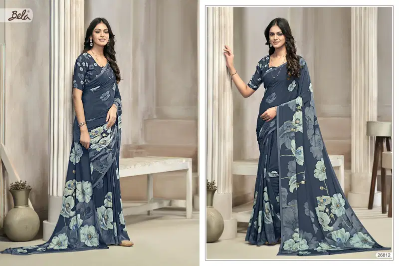 Stanza Vol 15 By Bela Fashion Digital Printed Saree Best Wholesale Shop In Surat