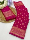 Self Elampillai Silk Rich Copper Zari Weaving Pallu Saree
