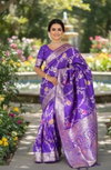 Vt 6075 T Soft Banarasi Silk Zari Worked Beautiful Saree Online Wholesale