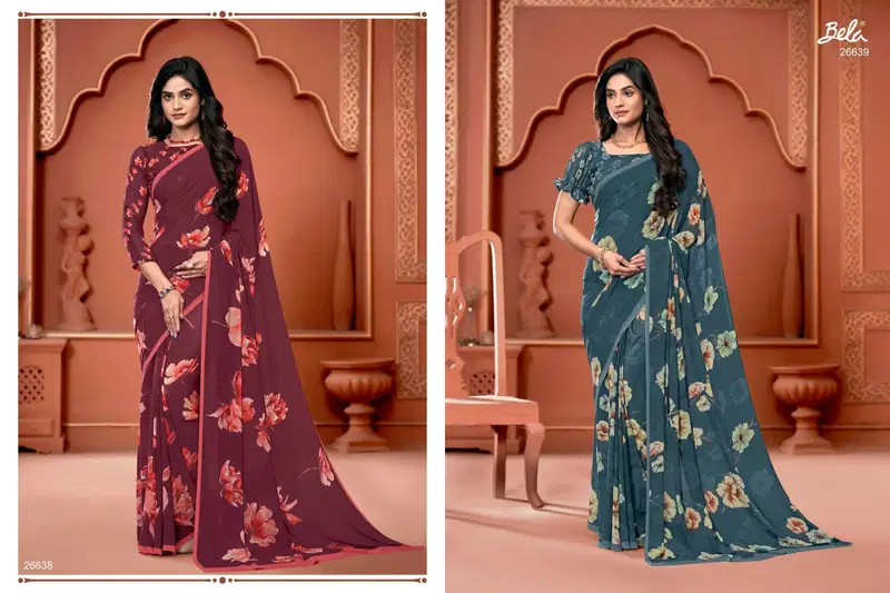 Rosemary Vol 27 By Bela Weightless Sarees Wholesale Suppliers In Mumbai