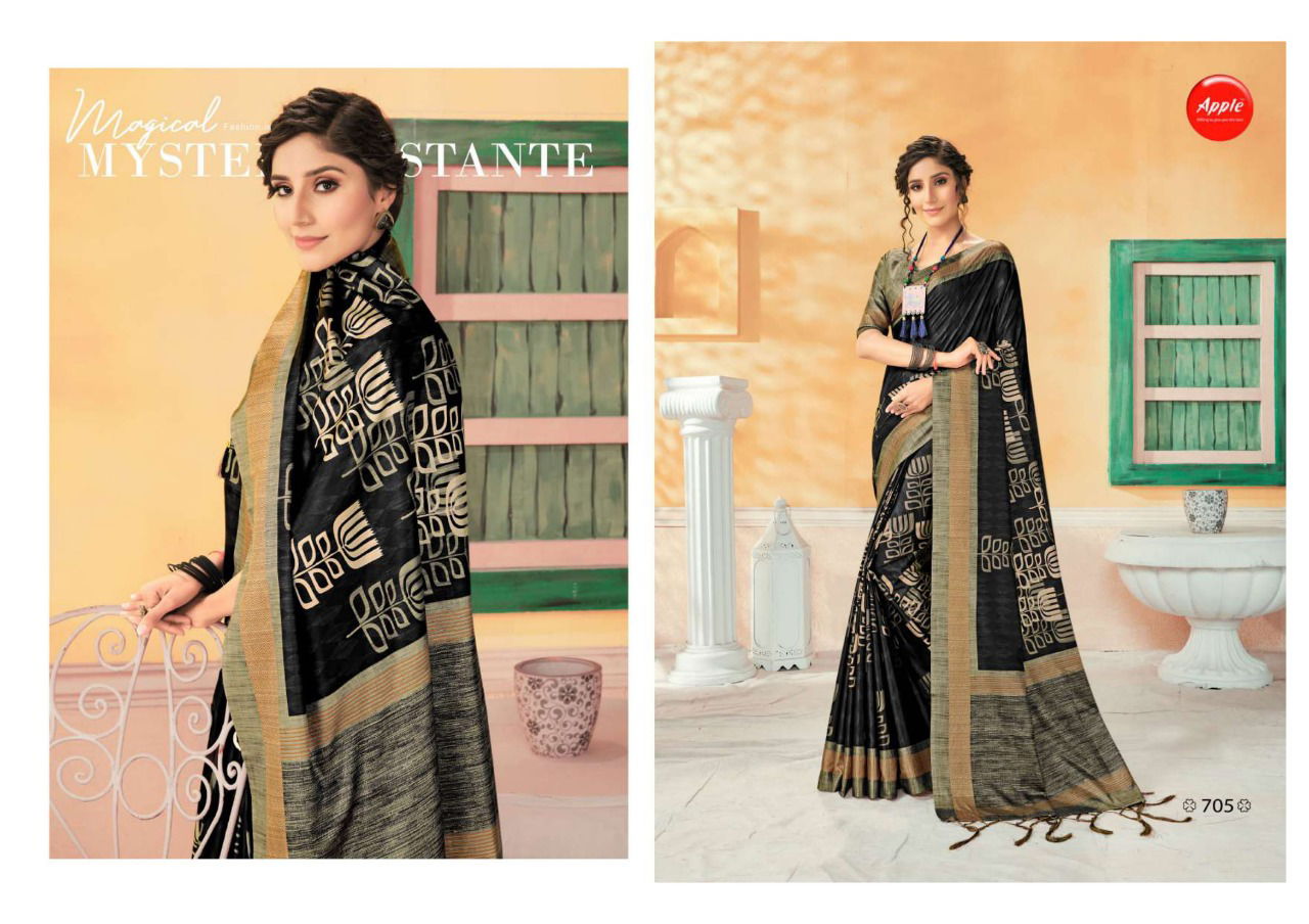 APPLE SAKSHI VOL-7 Latest Casual Regular Wear Dola Silk Saree Collection