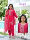 Baby Doll Kids Vol 5 Roman Silk Sequence Work Kurti Set