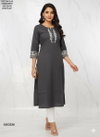 Naisha K 400 Cotton Flax Embroidery Casual Wear Kurti Wholesale Suppliers In Mumbai