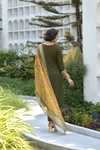 Tew Viscos Rayon With Embroidered Work Kurti With Bottom Dupatta Wholesale In India