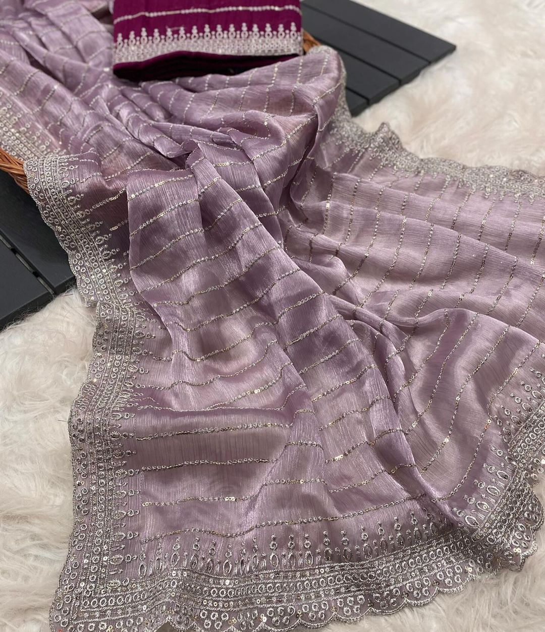 BT 3109 Colours Pure Soft Zimmy Choo Silk Saree Exporters In India