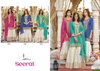 Seerat By Eba Chinon Printed Embroidery Readymade Suits Orders In India